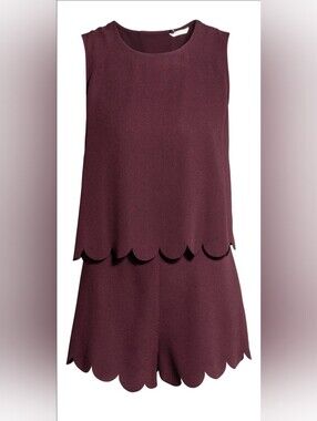 H&M Scalloped Romper